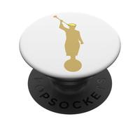 Funny Political Hypocrisy Design - Power and Faith Satire AR PopSockets PopGrip Adhésif