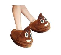 Funny Poo Slippers Cute Expressions Warm Memory Foam Plush House Shoes Soft And Comfortable Non-slip Winter Slippers
