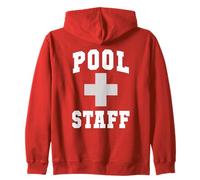 Funny Pool Staff Cousins Trip CPR Lifeguards Swim Surf Sweat à Capuche
