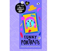 Funny portraits - 8 portraits pop et rigolos à créer avec des gommettes fluo - Les Ateliers OMY, Loisirs créatifs dès 3 ans