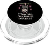 Funny Possum Chaos Animal Malice Marsupial Poubelle Panda PopSockets PopGrip pour MagSafe