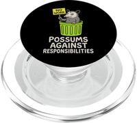 Funny Possum Chaos Animal Malice Marsupial Poubelle Panda PopSockets PopGrip pour MagSafe