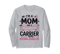Funny Post Office Postal Worker Mailwoman Rural Carrier Mom Manche Longue