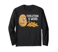 Funny Potato Evolution est Un Jeu de Mots étrange pour Les Frites Manche Longue