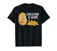 Funny Potato Evolution est Un Jeu de Mots étrange pour Les Frites T-Shirt