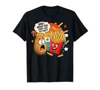 Funny Potato Fries Pun Bro Qu'ont-Ils Fait Citation T-Shirt Graphique avec Valeur
