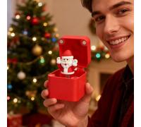 Funny Prank Box, Holiday Money Holder Joke Box, Christmas Decor Funny Santa Claus For Candy Coin Jewelry Kids Adults Family Birthday Christmas Holiday Party Favors
