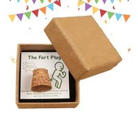 Funny Pranks, Fart Plug with Card - 1,97 x 1,97 pouces Practical Jokes with Storage Box,for Adults Men Friends Family Party Social Gathering Family Holiday Celebration