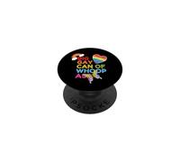 Funny Pride Big Gay Can of Whoop Ass LGBTQ Rainbow Heart PopSockets PopGrip Adhésif