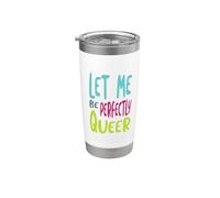 Funny Pride Pun Permets-moi d'être parfaitement gay Gobelet isotherme en acier inoxydable double paroi