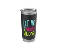Funny Pride Pun Permets-moi d'être parfaitement gay Gobelet isotherme en acier inoxydable double paroi