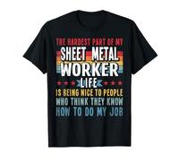 Funny Profession Quote Sheet Metal Worker T-Shirt