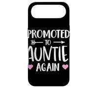 Funny Promoted to Auntie Again Pregnancy Announcement Aunt Coque pour iPhone Air