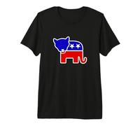 Funny Proud Member Vote Leopards Eating People's Faces Party T-Shirt Haut de Gamme