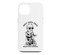 Funny Psychology Only Jung, Une Fois Immature, Tricycle pour Toujours Coque pour iPhone 13