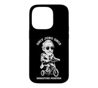 Funny Psychology Only Jung, Une Fois Immature, Tricycle pour Toujours Coque pour iPhone 14 Pro