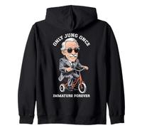 Funny Psychology Only Jung, Une Fois Immature, Tricycle pour Toujours Sweat à Capuche