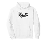 Funny Pug Owner The Pugfather Father Gift Sweat à Capuche