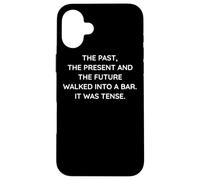 Funny Pun Language Joke Grammar Geek, Linguist Humor Coque pour iPhone 16 Plus