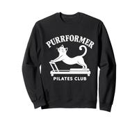 Funny Purrformer Pilates Cat Reformer Instructor Reformer Reformer Retro Club Sweatshirt