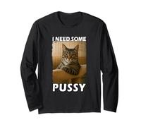 Funny Pussy Cat Meme Adult Joke I Need Some Pussy Meme Manche Longue