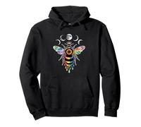 Funny Queen Bee Phases de Lune Couronne céleste Sweat à Capuche
