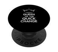 Funny Queen of The Quick Change Dance Musical Theater Acteur PopSockets PopGrip Adhésif