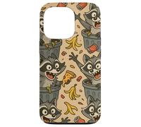 Funny Raccoon Cartoon Trash Panda Chaos Meme Art Coque pour iPhone 13 Pro