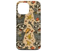 Funny Raccoon Cartoon Trash Panda Chaos Meme Art Coque pour iPhone 13 Pro Max