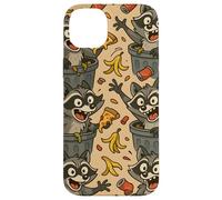 Funny Raccoon Cartoon Trash Panda Chaos Meme Art Coque pour iPhone 14 Plus