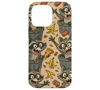 Funny Raccoon Cartoon Trash Panda Chaos Meme Art Coque pour iPhone 14 Pro Max