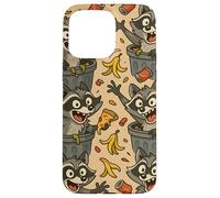 Funny Raccoon Cartoon Trash Panda Chaos Meme Art Coque pour iPhone 15 Pro Max