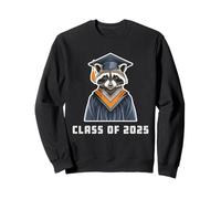 Funny Raccoon Class of 2025 Senior Graduation High School Sweatshirt