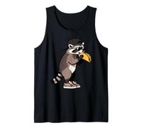 Funny Raccoon, Common Raccoon Eating a Taco Débardeur
