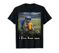 Funny Raccoon Congo DR Soccer Fan Futbol Humor T-Shirt