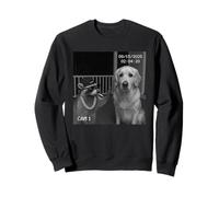 Funny Raccoon Flipping Off Middle Finger on Security Camera Sweatshirt
