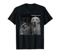 Funny Raccoon Flipping Off Middle Finger on Security Camera T-Shirt