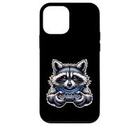 Funny Raccoon Gamer - Cute Animal Gaming Nerd Design Coque pour iPhone 12 mini