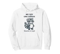 Funny Raccoon Meme No Soy Una Señora Citation espagnole Sweat à Capuche