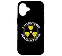 Funny Radiation Cancer Awareness Survived Radiation Warrior Coque pour iPhone 16