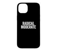 Funny Radical Moderate Republican Democrat Politics Design Coque pour iPhone 14 Plus