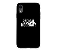 Funny Radical Moderate Republican Democrat Politics Design Coque pour iPhone XR
