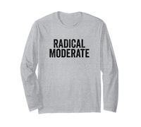 Funny Radical Moderate Republican Democrat Politics Design Manche Longue