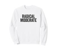 Funny Radical Moderate Republican Democrat Politics Design Sweatshirt