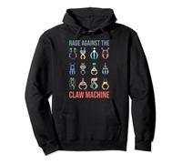Funny Rage Against The Claw Machine Grue Grue Sweat à Capuche