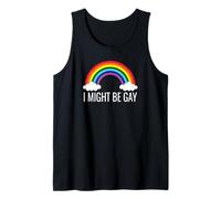 Funny Rainbow Pride Humor I Might Be Gay Statement Tee Débardeur