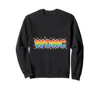 Funny Rainbow WDNC on s'en fout de Sarcastic Club Pride Sweatshirt