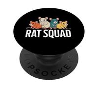 Funny Rat Squad Vintage Rodent Crew Humour PopSockets PopGrip Adhésif