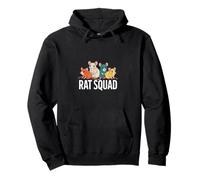 Funny Rat Squad Vintage Rodent Crew Humour Sweat à Capuche
