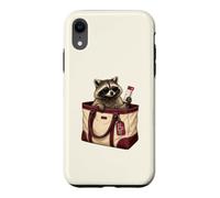 Funny Raton Laveur Voyage Airport Pass Vacation Norvège Meme Coque pour iPhone XR